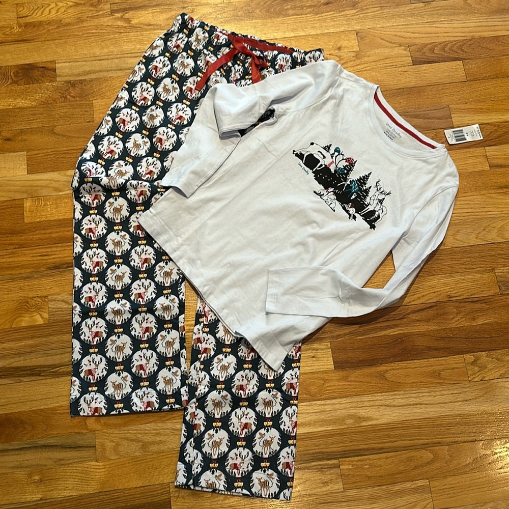 Vera Bradley NWT 2 piece flannel pajamas